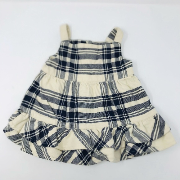 Ralph Lauren Baby Girl Plaid Ruffle Dress Sleeveless Size 6 Months - Picture 6 of 6